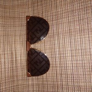 Fendi Dark Brown Patterned Sunglasses